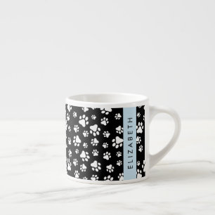 Tasse Expresso Motif mâle, Patrouilles de chien, Noir et Blanc, V
