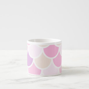 Tasse Expresso Motif moderne couleur sirène rose