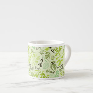 Tasse Expresso motif montrant de petits oiseaux de bébé