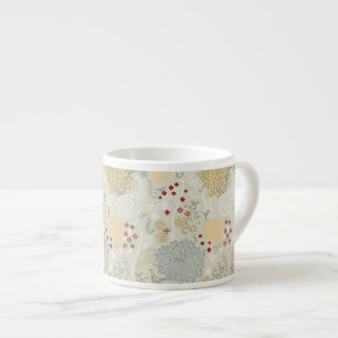 Tasse Expresso motif montrant le jardin bouclé