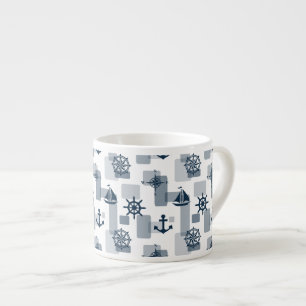 Tasse Expresso Motif nautique