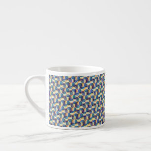 Tasse Expresso Motif numérique géométrique abstrait moderne 1256