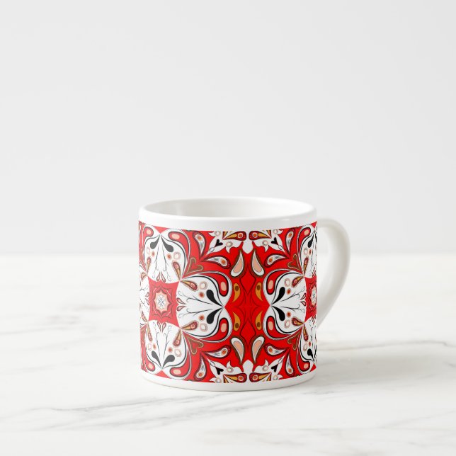 Tasse Expresso Motif portugais de carreau de céramique (Devant droit)