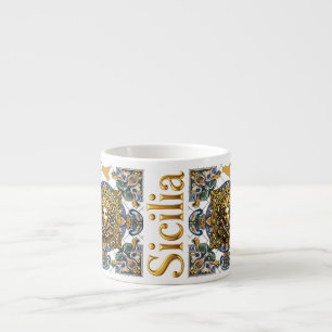 Tasse Expresso Motif sicilien de Sicile