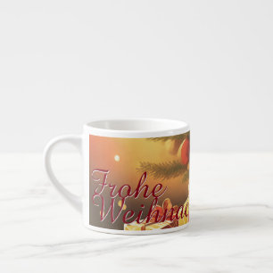 Tasse Expresso Motiv, mit Geschenken unterm Weihnachtsbaum 37016