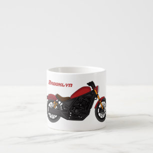 Tasse Expresso moto de style croiseur cool