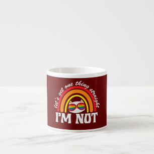 Tasse Expresso mouvement social de fierté queer LGBT fier maman
