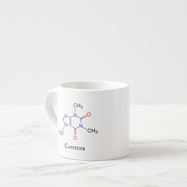 Tasse Expresso Mug, Espresso, Caféine Embossée :  (Devant gauche)