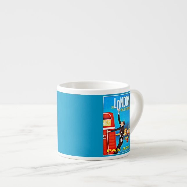 Tasse Expresso Mug-Vintage voyage-Londres 2 (Devant droit)