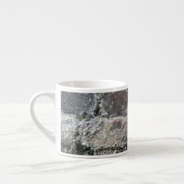 Tasse Expresso Mur en briques (Gauche)