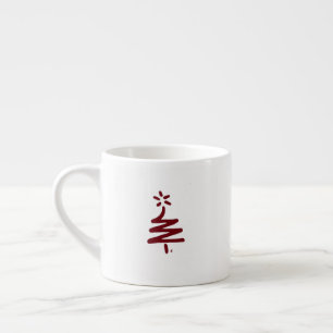 Tasse Expresso Musique Espresso Petit Arbre Rouge