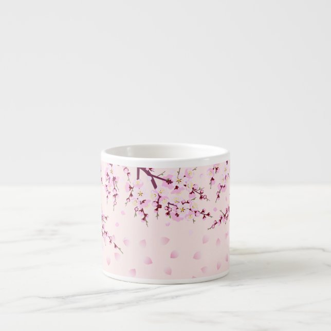 Tasse Expresso Musique Espresso Rose (Devant)