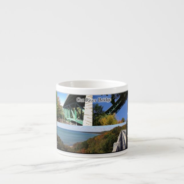 Tasse Expresso Musique expresso du pont de Cut River (Devant)