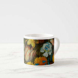 Tasse Expresso Nature morte de fleurs dans un vase Wan-Li