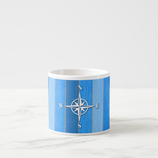 Tasse Expresso Nautical themed design (Devant)