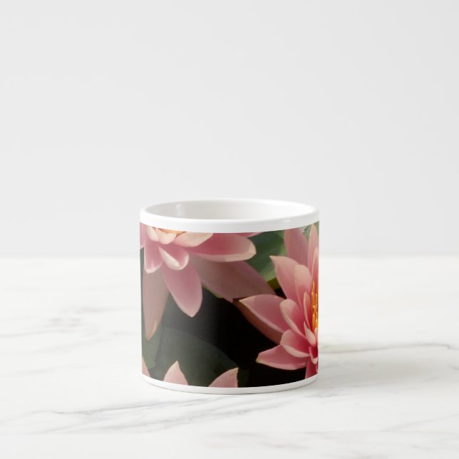 Tasse Expresso Nénuphar rose (Devant)