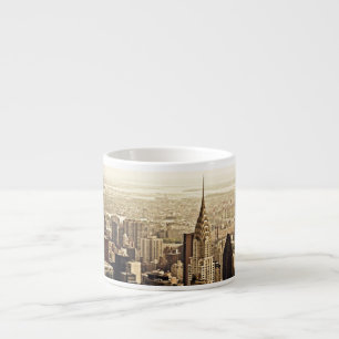 Tasse Expresso New York City - construction de Chrysler