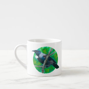 Tasse Expresso New Zealand Tui - Peinture en acrylique
