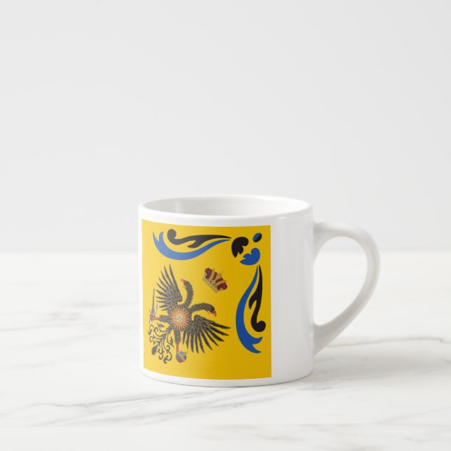 Tasse Expresso Nobile Contrada dell'Aquila Palio di Siena (aigle) (Droite)