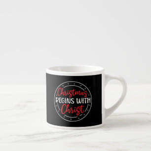 Tasse Expresso Noël Commence Avec Le Christ-65772