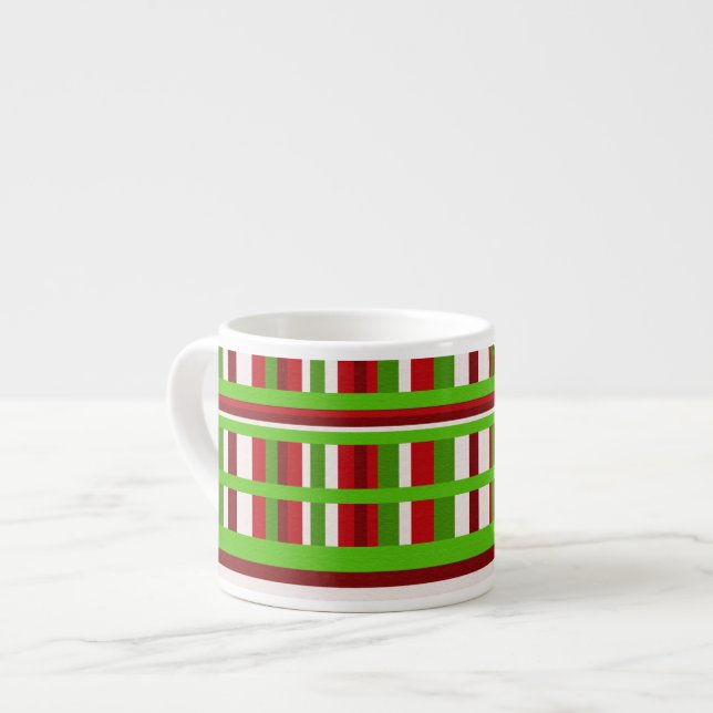 Tasse Expresso Noël rempli (Devant gauche)