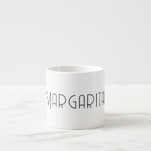 Tasse Expresso Noir et blanc personnalisé