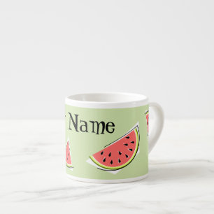 Tasse Expresso Nom des pièces de pastèque