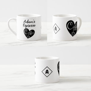 Tasse Expresso Nom personnalisé Petite coupe Espresso Love Coff