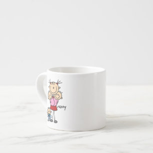Tasse Expresso Nounou Stick Figure