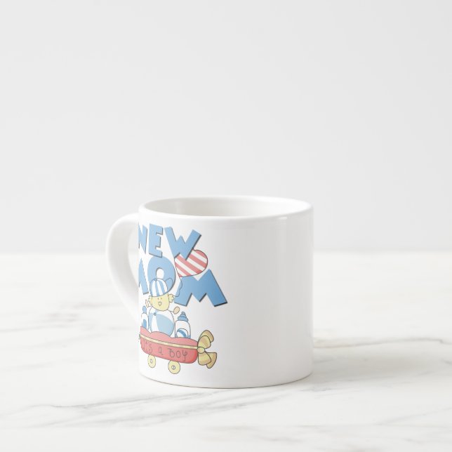 Tasse Expresso Nouvelle maman C'est un petit cadeau (Devant gauche)