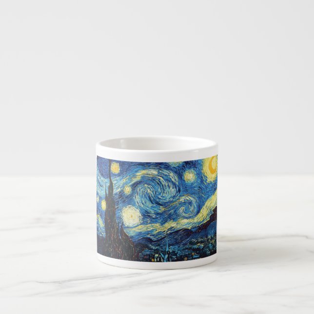 Tasse Expresso Nuit étoilée - Van Gogh (Devant)
