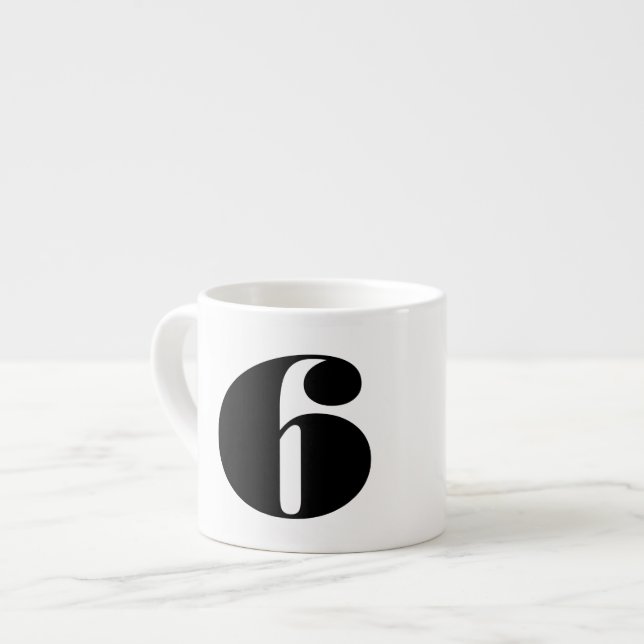 Tasse Expresso Numéro six (Devant gauche)