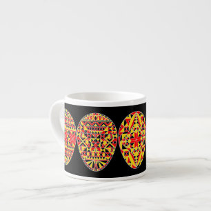 Tasse Expresso Oeufs de Pâques Pysanki