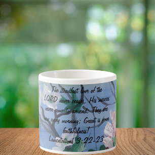 Tasse Expresso Œuvre d'art originale Écriture