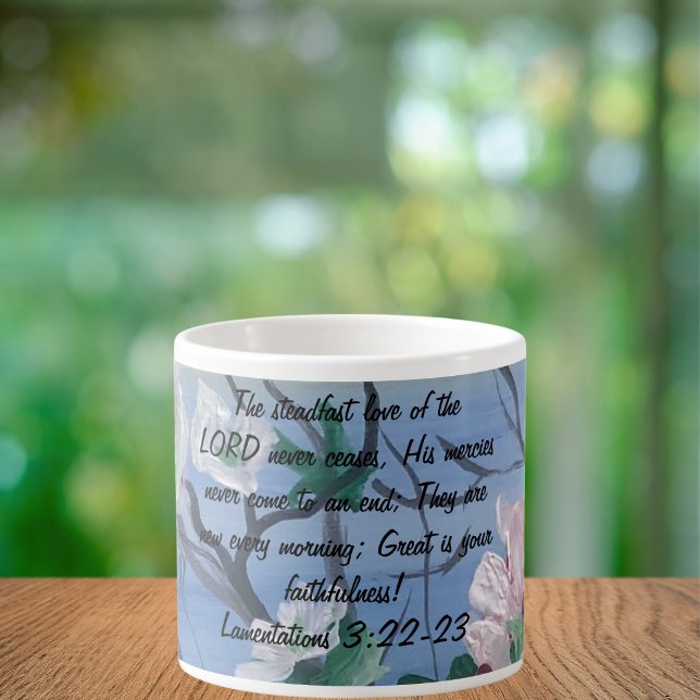 Tasse Expresso Œuvre d'art originale Écriture  (Elegant Scripture Mug, )