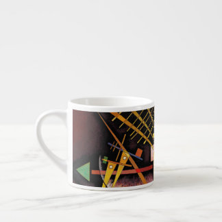 Tasse Expresso OEuvre d'expressionniste abstraite moderne de Kand