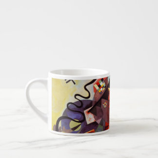 Tasse Expresso OEuvre d'expressionniste abstraite moderne de Kand