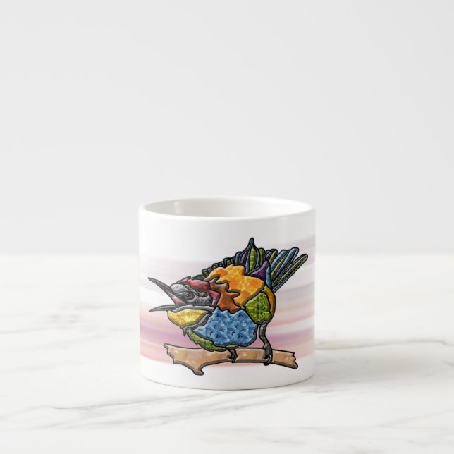 Tasse Expresso Oiseau d'abeilles (Devant)