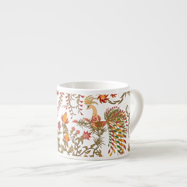Tasse Expresso Oiseaux de Paradis (Devant droit)