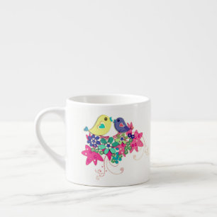 Tasse Expresso Oiseaux, verre