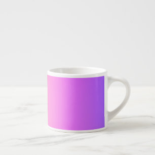Tasse Expresso Ombre couleur rose et pourpre de fond