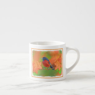 Tasse Expresso Orchard Oriole Songbird Peinture Oiseau original