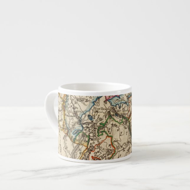 Tasse Expresso Oriental - carte européenne (Devant gauche)
