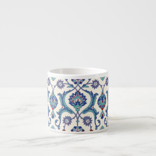 Tasse Expresso Ornement floral : Motif arabe traditionnel.