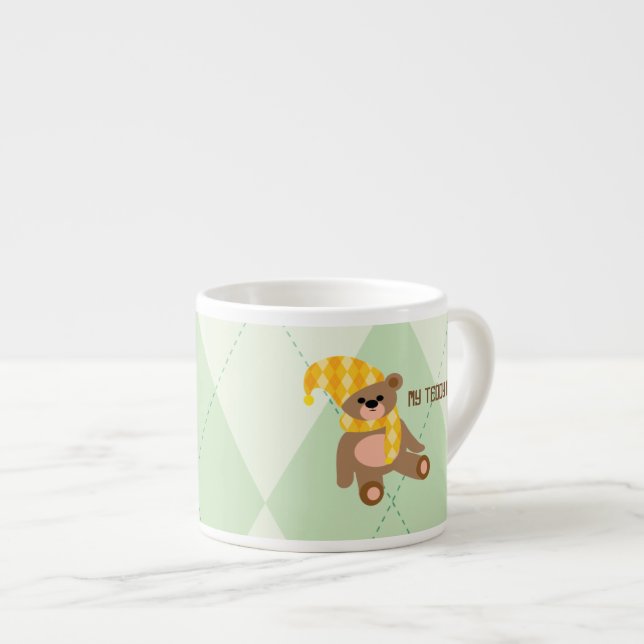 Tasse Expresso Ours en peluche (Devant droit)