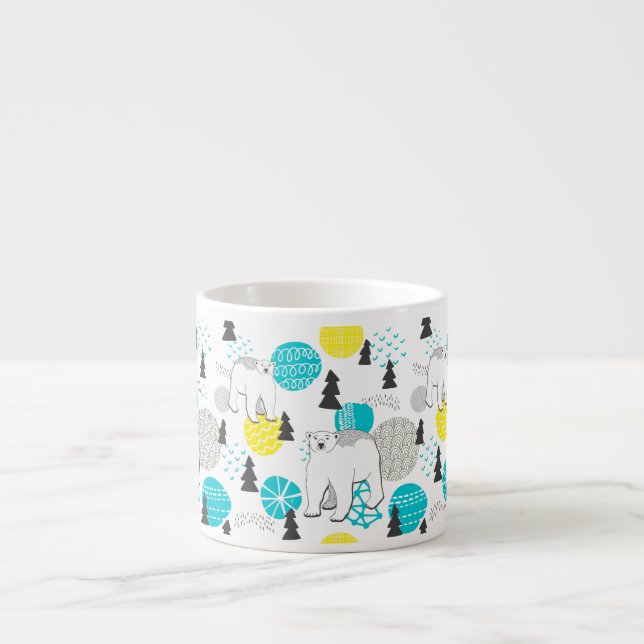 Tasse Expresso Ours polaire (Devant)