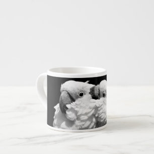 Tasse Expresso Paire de cockatos à parapluies