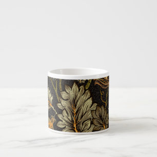 Tasse Expresso Paisley floral indien, motif sans couture ethnique