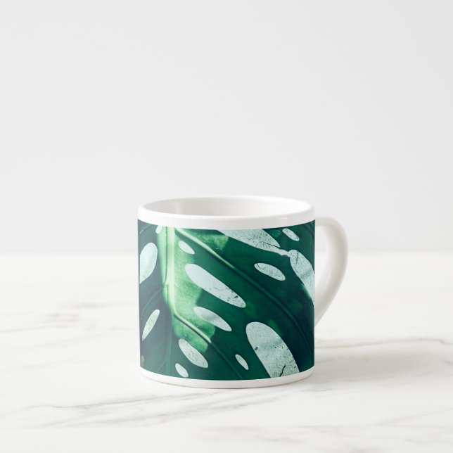 Tasse Expresso Palmier feuille Espresso Musique (Devant droit)