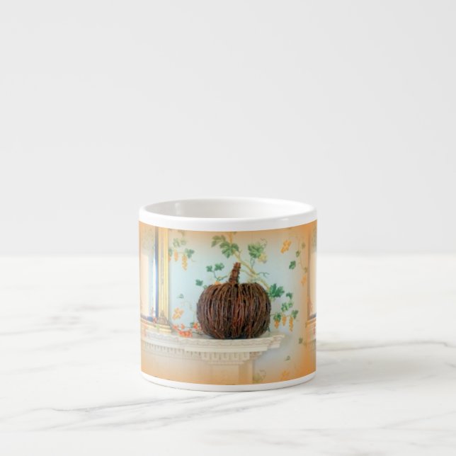 Tasse Expresso panier citrouille colonial espresso mule (Devant)